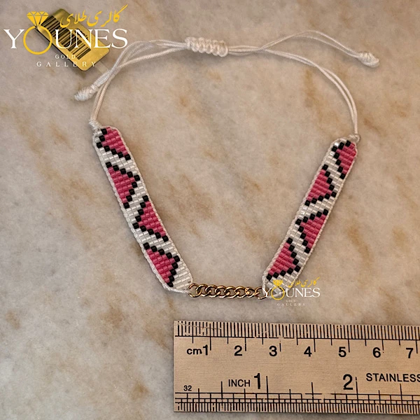 دستبند کارتیر طلا میوکی قرمز سفید